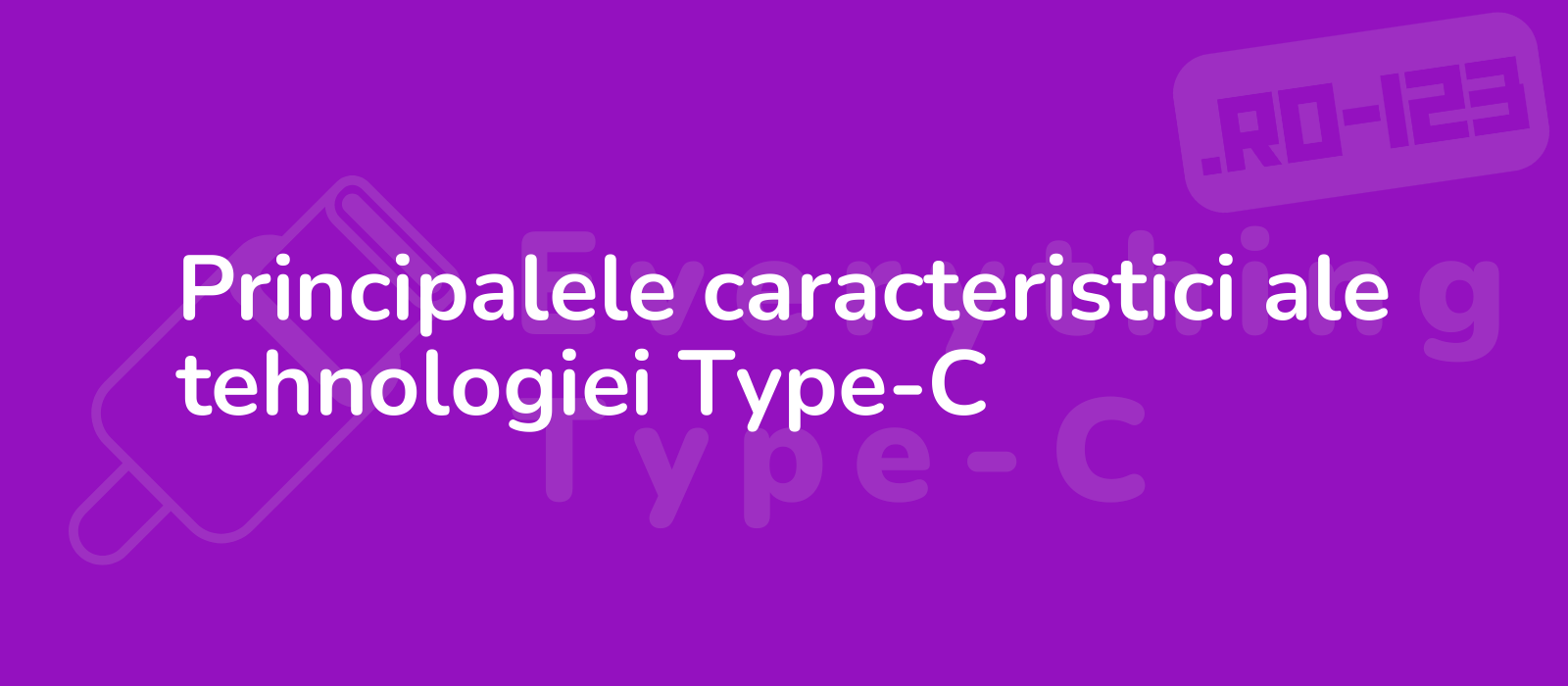 high resolution image showcasing type c technology s key features in a sleek and modern design with vibrant colors and intricate details