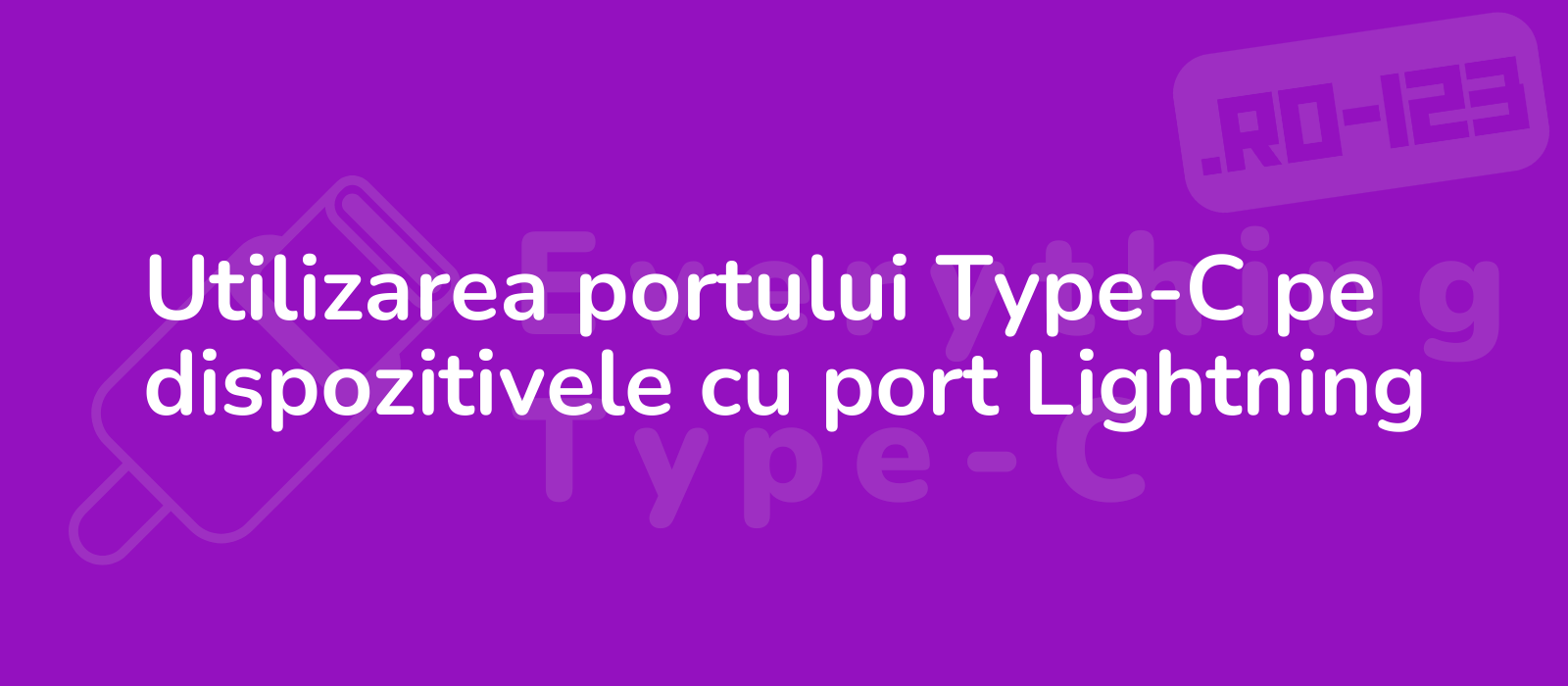 modern device with type c and lightning ports connected representing the versatility of using type c on lightning port devices